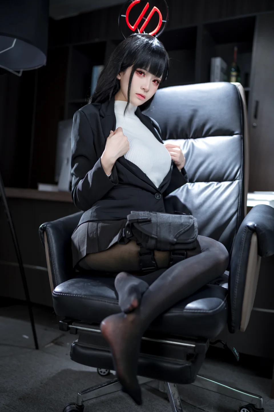 九柒喵 - No.026 蔚蓝档案 调月莉音 [64P-1.4GB] tg@simisebaisi 【丝足阁】047.webp